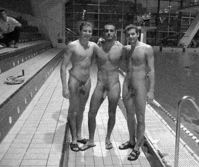 naked shower pool swimmers gay men six gay